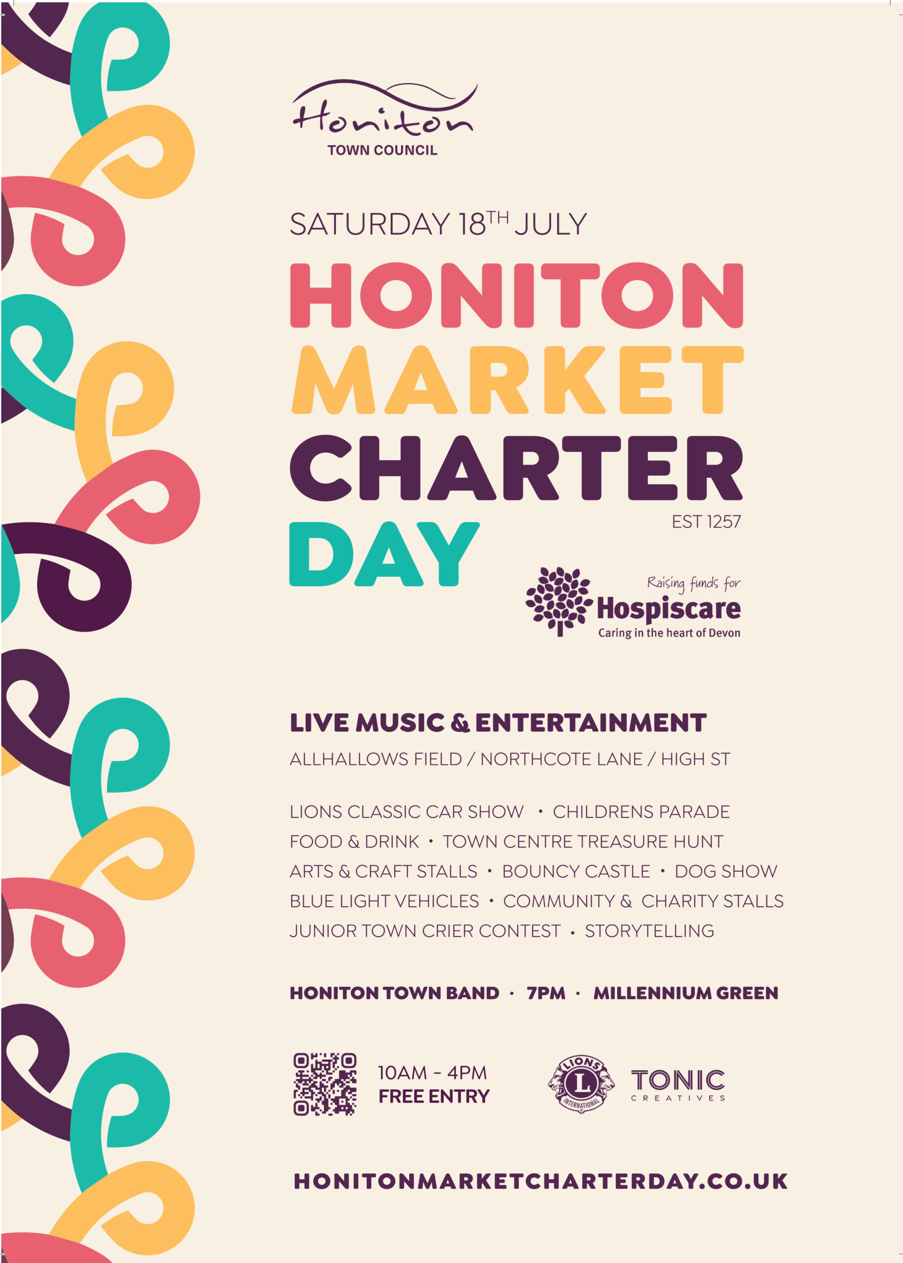Honiton Market Charter Day 2026 poster